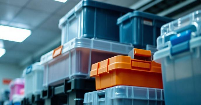 Caixa de Plástico para Transporte Eficiente