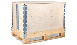 caixa de madeira industrial